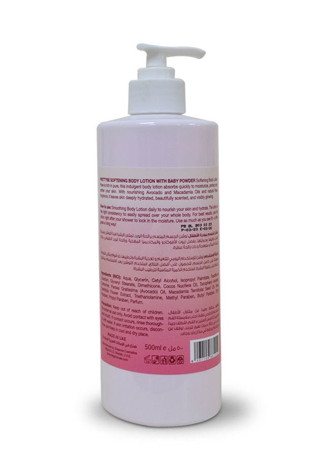 Pretty Be Moisturizing Softening Lotion With Baby Powder 500ml  - Image 2