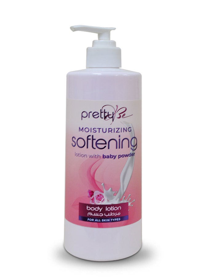 Pretty Be Moisturizing Softening Lotion With Baby Powder 500ml  - Image 1