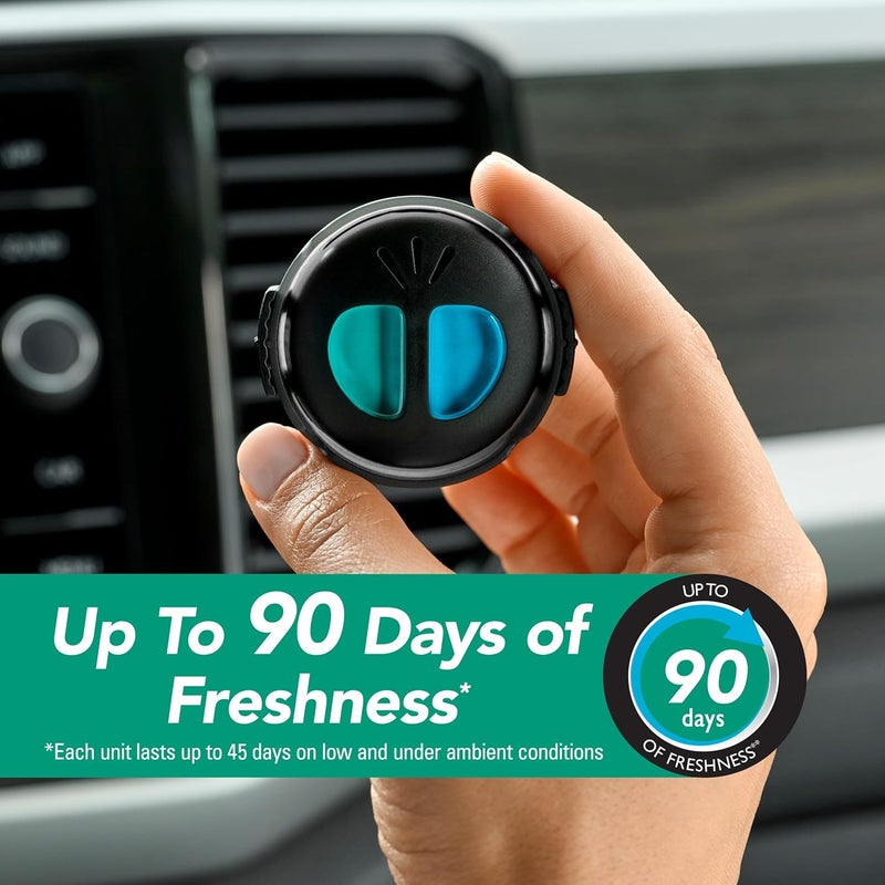 RefreshYourCar Refresh Your Car Mini Diffuser Car Air Fresheners, Alpine Meadows/Summer Breeze Scent, 2 Pack - Image 2