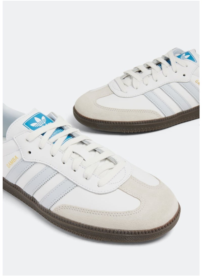 Adidas Adidas Originals Samba OG Core White Halo Blue  - Image 4