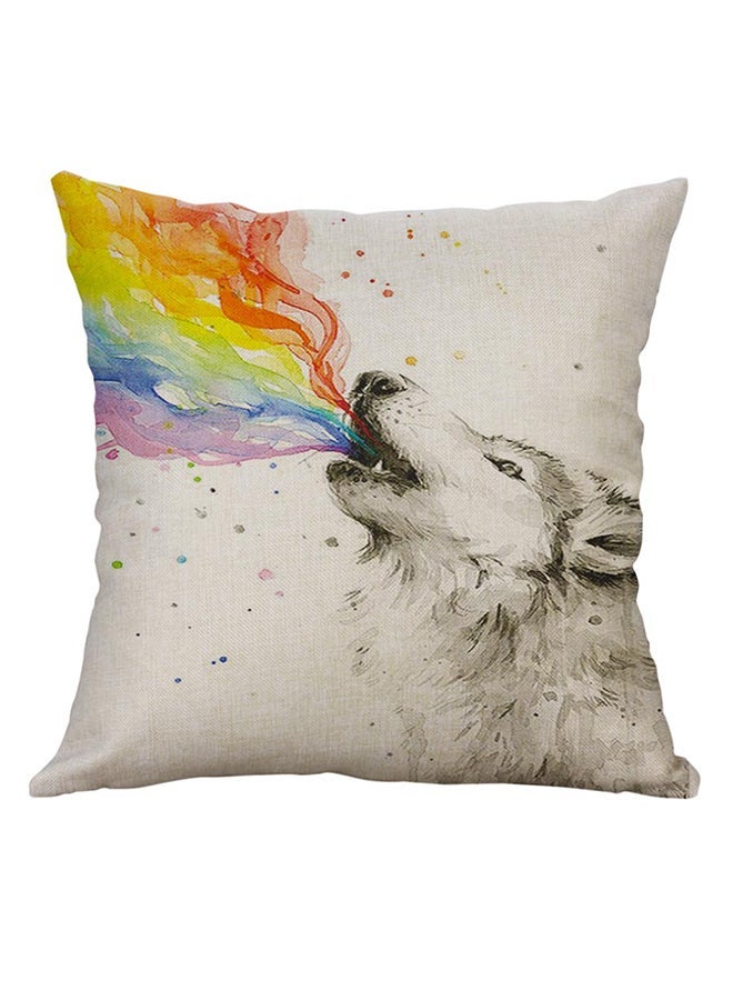NIBEMINENT Animal Print Comfortable Cushion Cover Multicolour 45x45cm