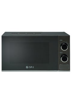 SPJ Microwave Oven 20L, 700W With 6 Power Levels, Defrost Function, 30 Minutes Timer, Easy to Use, Best for Home & office, Color - SILVER, MWSLU-20L003
