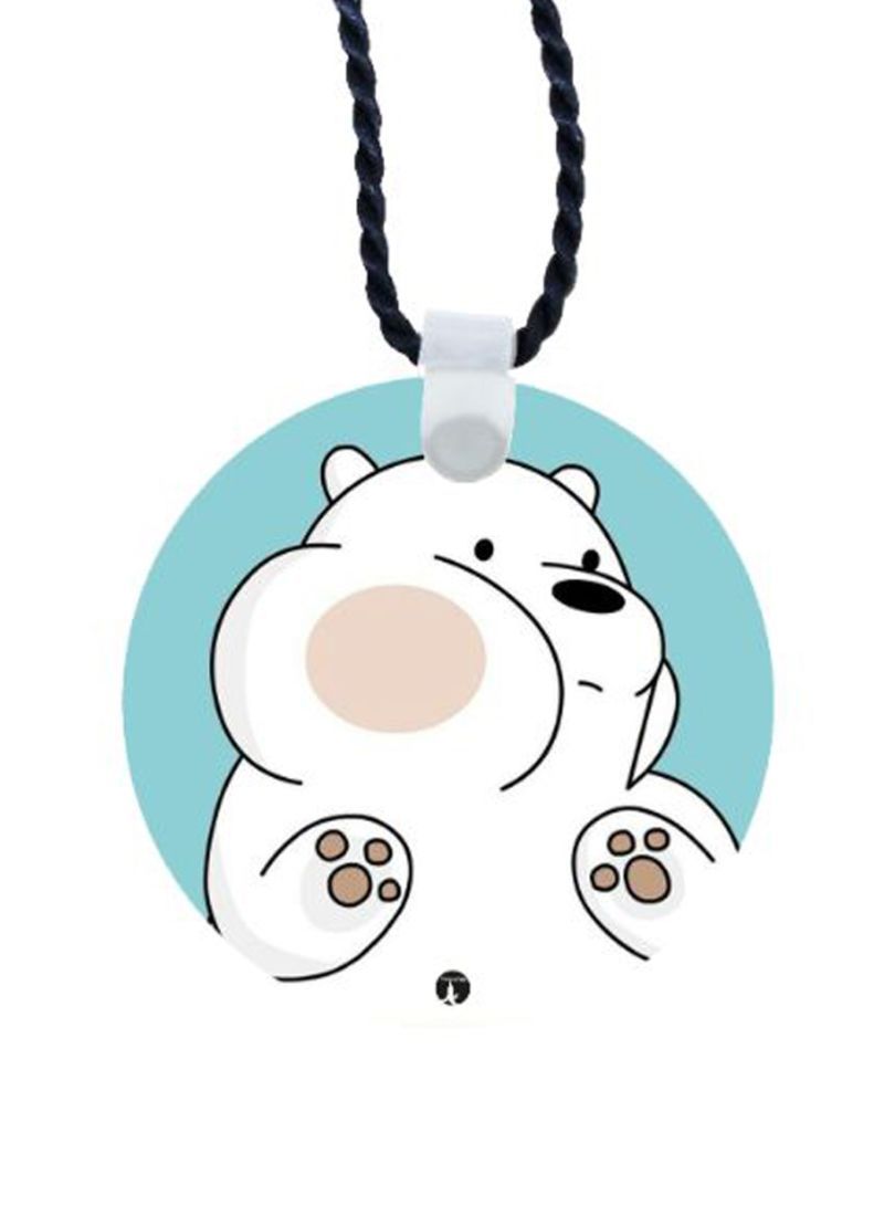 RKN We Bare Bear Printed Car Mirror Pendant - Image 1