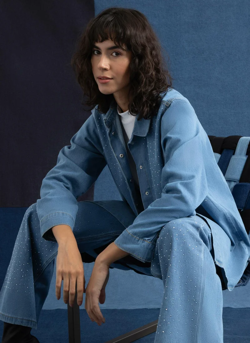 Refka by modanisa Dark Blue - Tunic - Refka