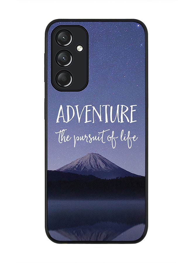 Stylizedd Rugged Black edge case for Samsung Galaxy A05s, Slim fit Soft Case Flexible Rubber Edges Anti Drop TPU Gel Thin Cover- Adventure - Image 1