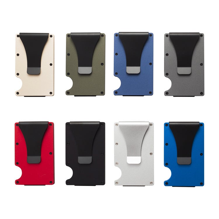 Aluminum Alloy Carbon Fiber RFID Blocking Business Card Holder - Image 5