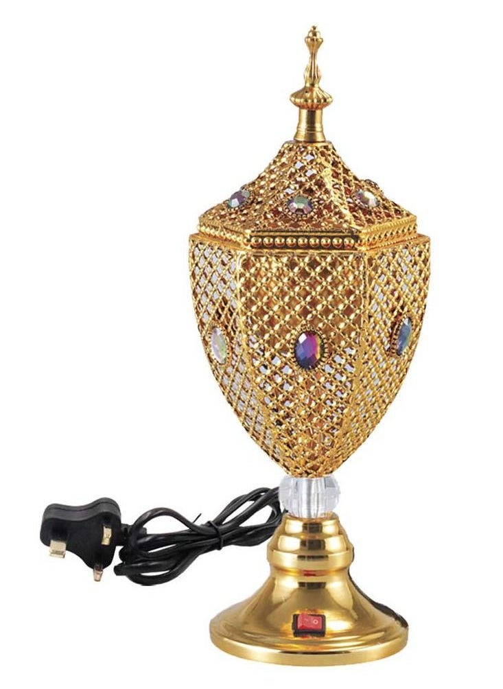 Bakhoor BoSidin - Electric Oud Bakhoor Incense Burner Mabkhara Gold - Image 1