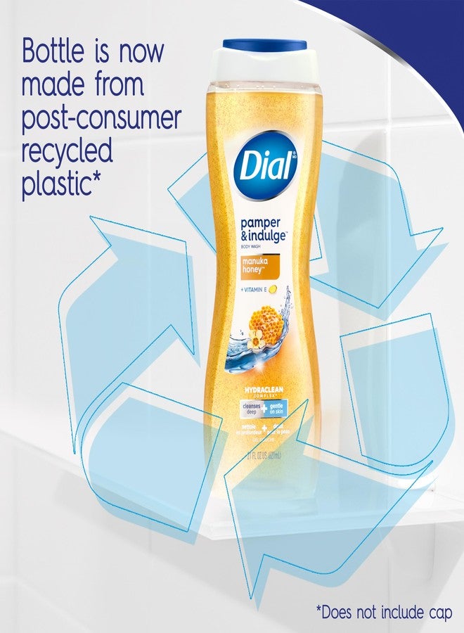 Dial Body Wash, Pamper & Indulge Manuka Honey, 21 fl oz, Pack of 4 - Image 5