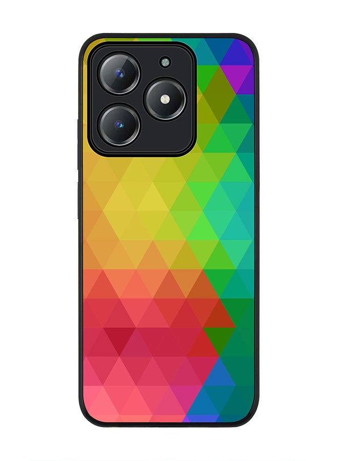 Stylizedd For Realme C63 / Realme C61 4G Case,Slim fit Camera Protection, Shockproof Thin Phone cover  - Tropical Prism - Image 1