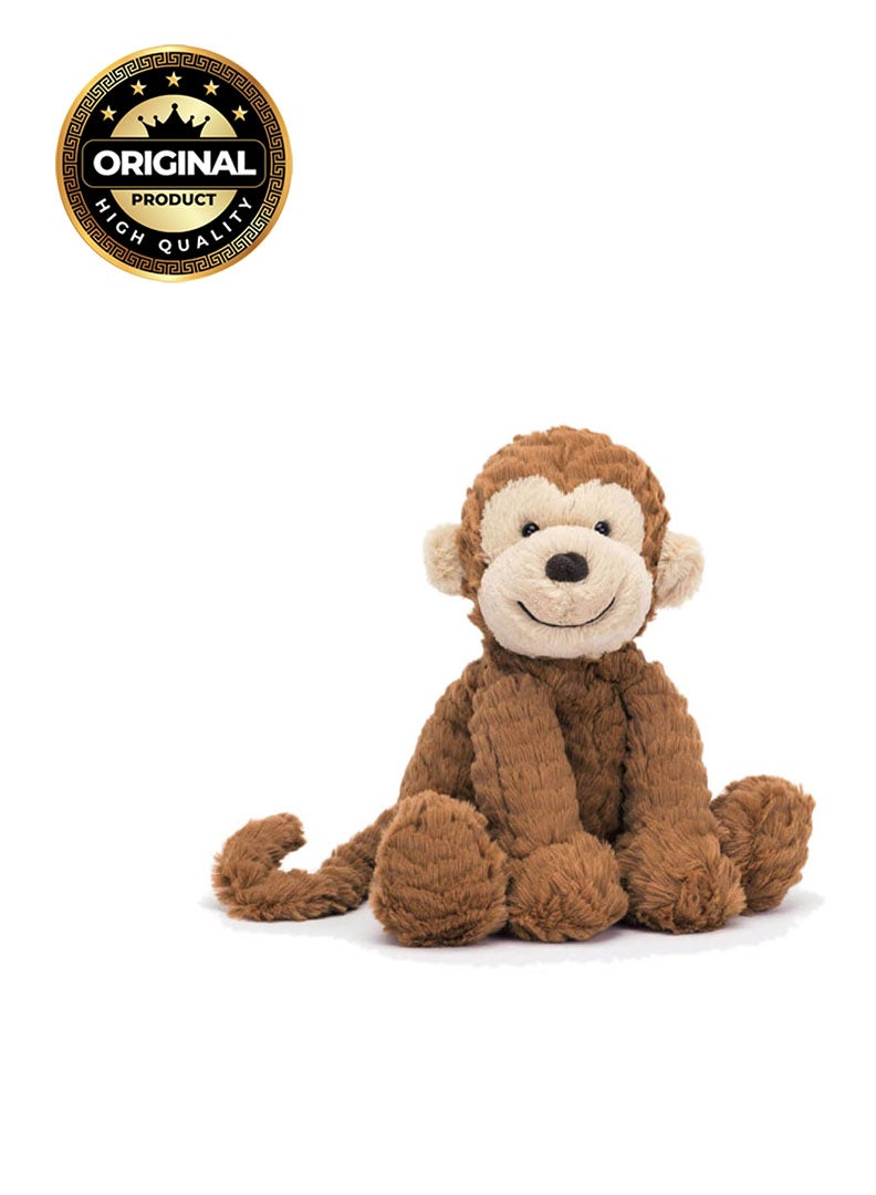 Jellycat Fuddlewuddle Monkey Plush – Soft Stuffed Toy with Cordy Legs, Cute Valentine’s Gift for Kids & Adults, Collectible Jellycat,  23cm - Image 1