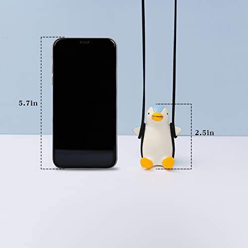 YGMONER Cute Swinging Penguin Car Rear View Mirror Hanging Accessories Funny Car Interior Decor Gifts for Women Men (Penguin) - Image 4