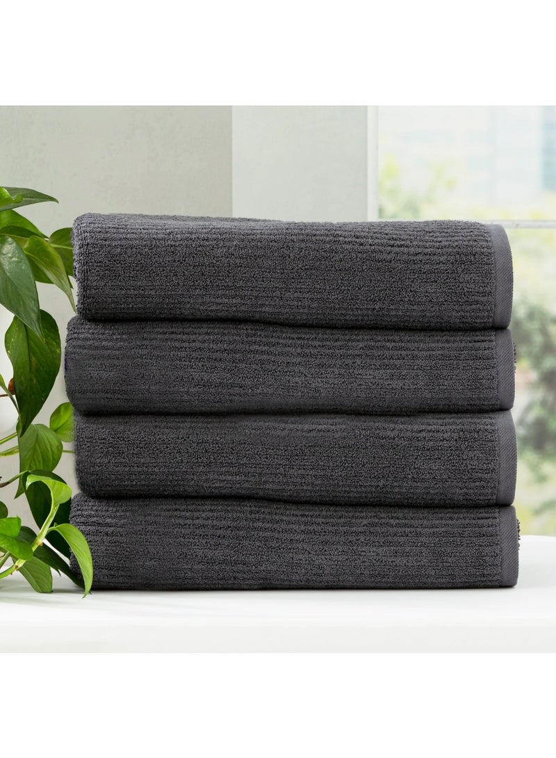 Lavish Touch 100% Cotton Hand Towels (4 Pack, 40x60 cm) - 500 GSM Large Hand Towels Super Absorbent and Soft, Ideal for Everyday use - Image 1