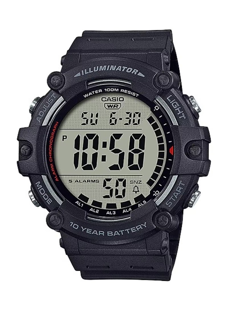 CASIO Men's Rubber Digital Watch Ae-1500Wh-1Avdf