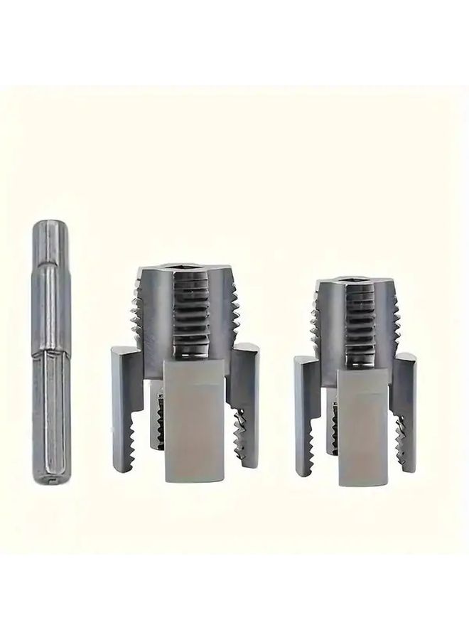Integrated Pipe Hole Puncher 3 Piece Set 1/2 DN15 3/4 DN20 Plumbing Repair Tool Heavy Duty Welding Accessory - Image 1