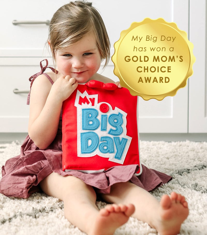 Curious Columbus Quiet Book for Toddlers – Large Fabric Montessori Activity Book with 10 Pages for Learning and Quiet Play, Airplane and Road Trip Travel Toy - Image 5