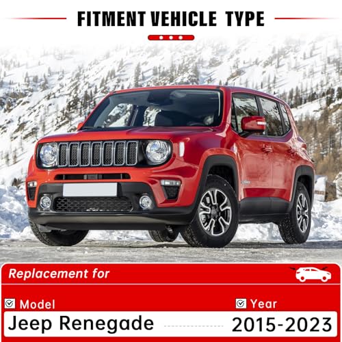 RAINTOK Windshield Wiper Blades Replacement for 20152023 Jeep Renegade Original Factory Quality Front Rear Wipers Blade Set for My Car 22 20 11 Pack of 3 - Image 3