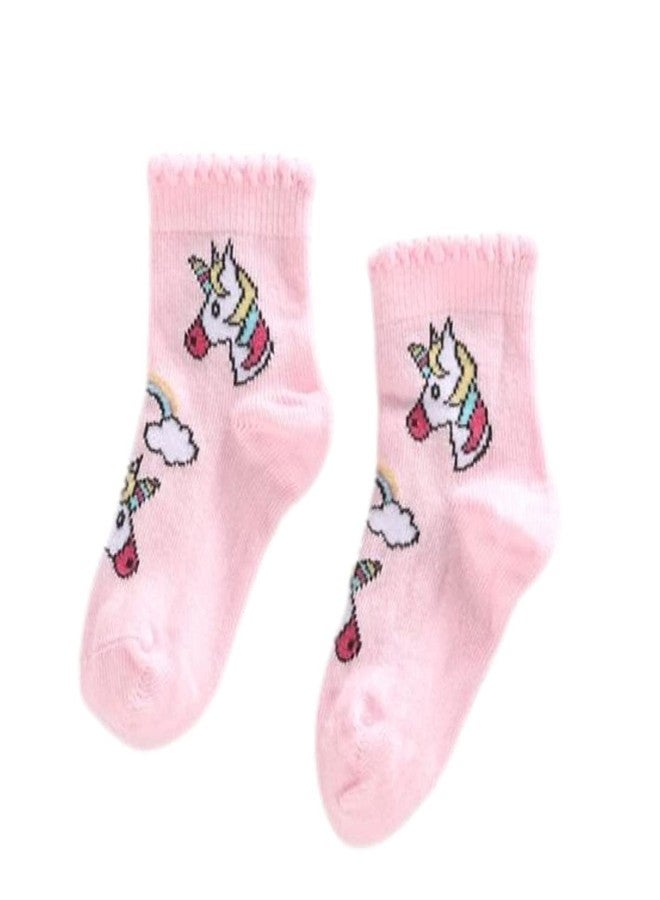 Freshfoot Cute and Colorful New Born Baby Socks For 0-12 Months- Multicolored (Theme1- (8 Pairs), 0-6 Months) - Image 2