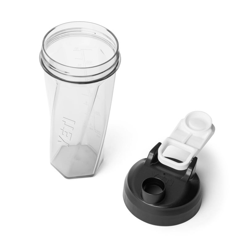 YETI Yonder Helimix Vortex Blender Shaker Bottle Holds up to 27oz | No Blending Ball or Whisk | USA Made | Portable Pre Workout Whey Protein Drink Shaker Cup | Dishwasher Safe, Clear - Image 3