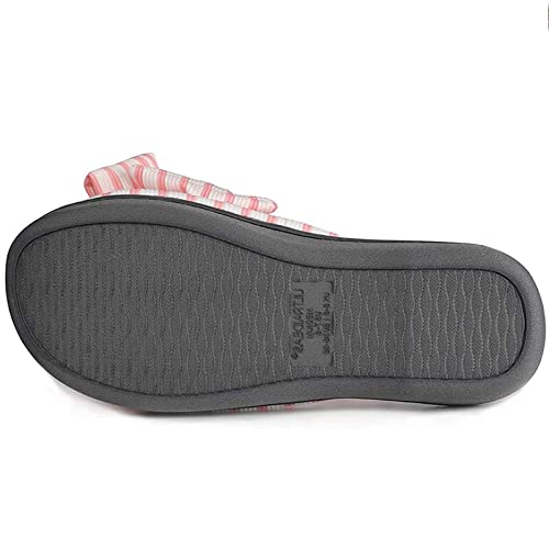 ULTRAIDEAS Women's Eurytides Slide Slippers Memory Foam House Shoes, Pink, 7-8 - Image 5