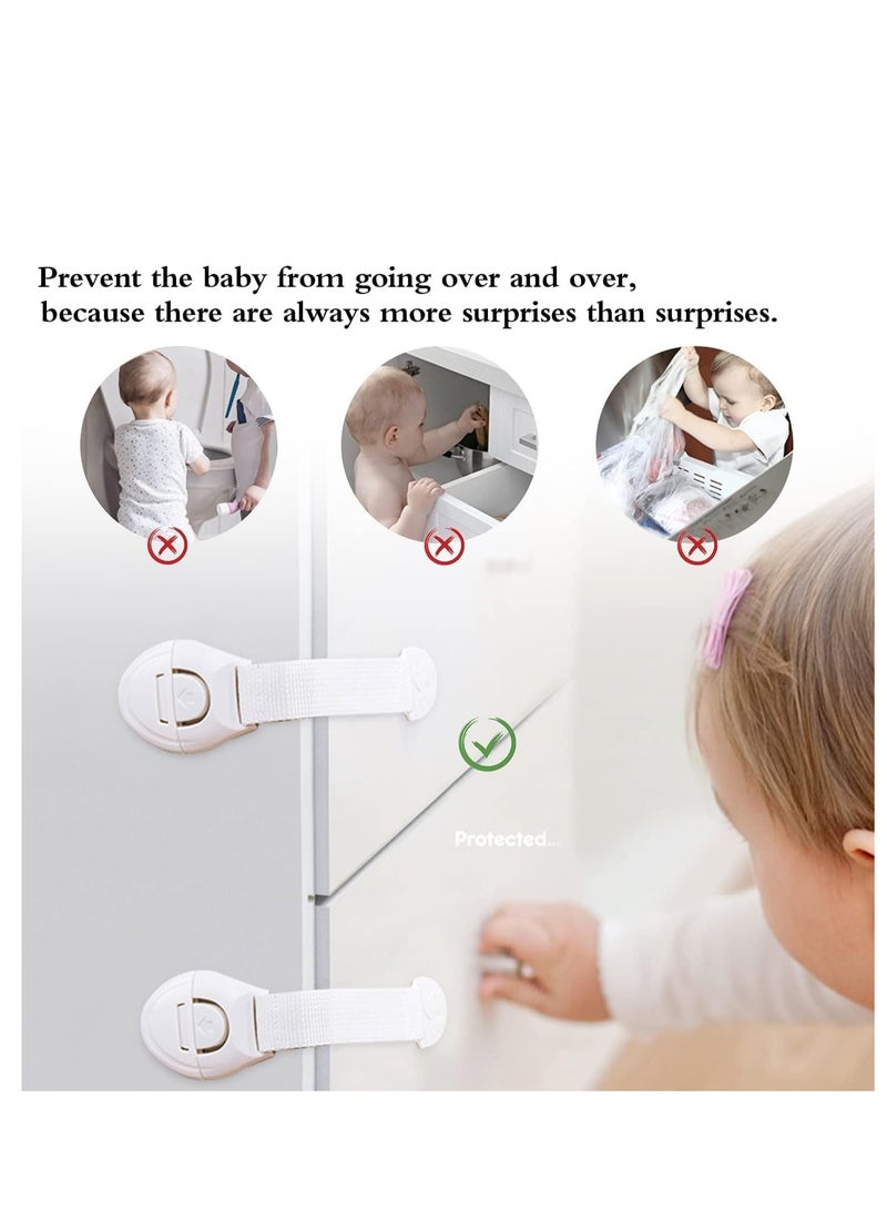 Plan A Child Safety Lock, Multi-Use Child Safety Lock, Suitable for Cabinets, Drawers, Refrigerators, Windows, Strong Adhesive for Easy Installation, No Drilling, Child Safety Lock (20cm, 2) - Image 3