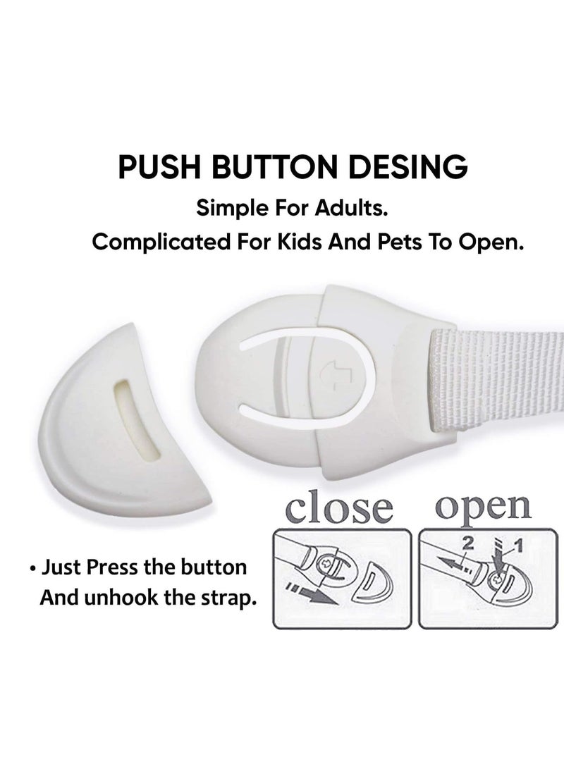 Plan A Child Safety Lock, Multi-Use Child Safety Lock, Suitable for Cabinets, Drawers, Refrigerators, Windows, Strong Adhesive for Easy Installation, No Drilling, Child Safety Lock (20cm, 2) - Image 5