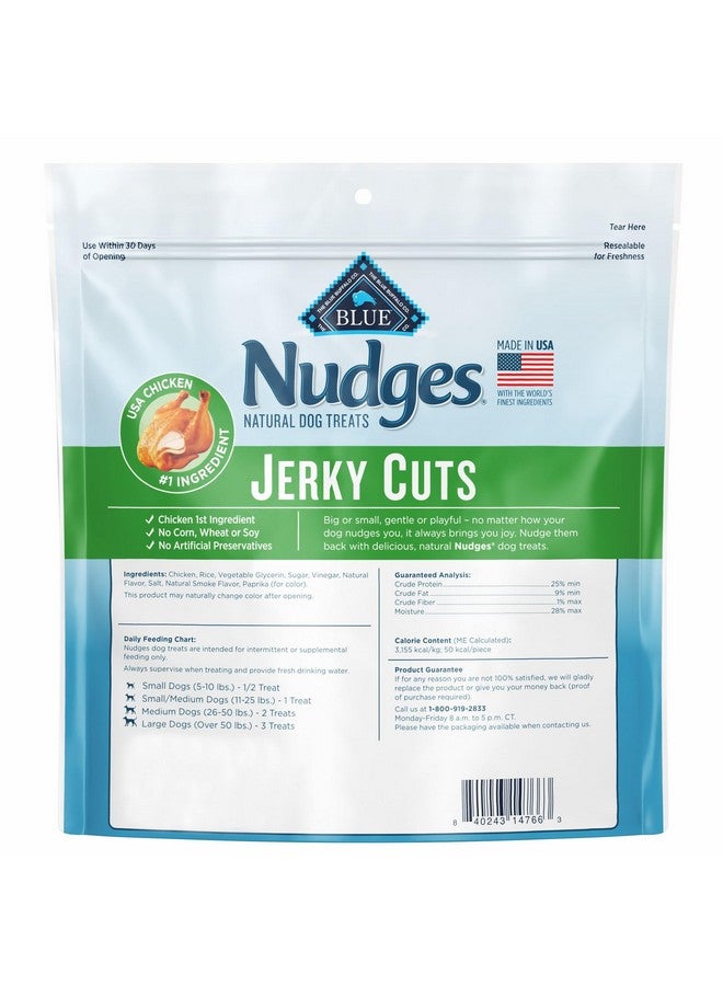Blue Buffalo Nudges Jerky Bites Dog Treats, Made In The Usa With Natural Ingredients, BiteSized Pieces, Chicken, 16Oz. Bag - Image 2