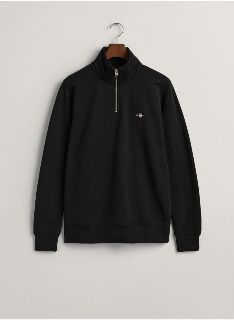 GANT - Gant Shield Half-Zip Sweatshirt - Image 1