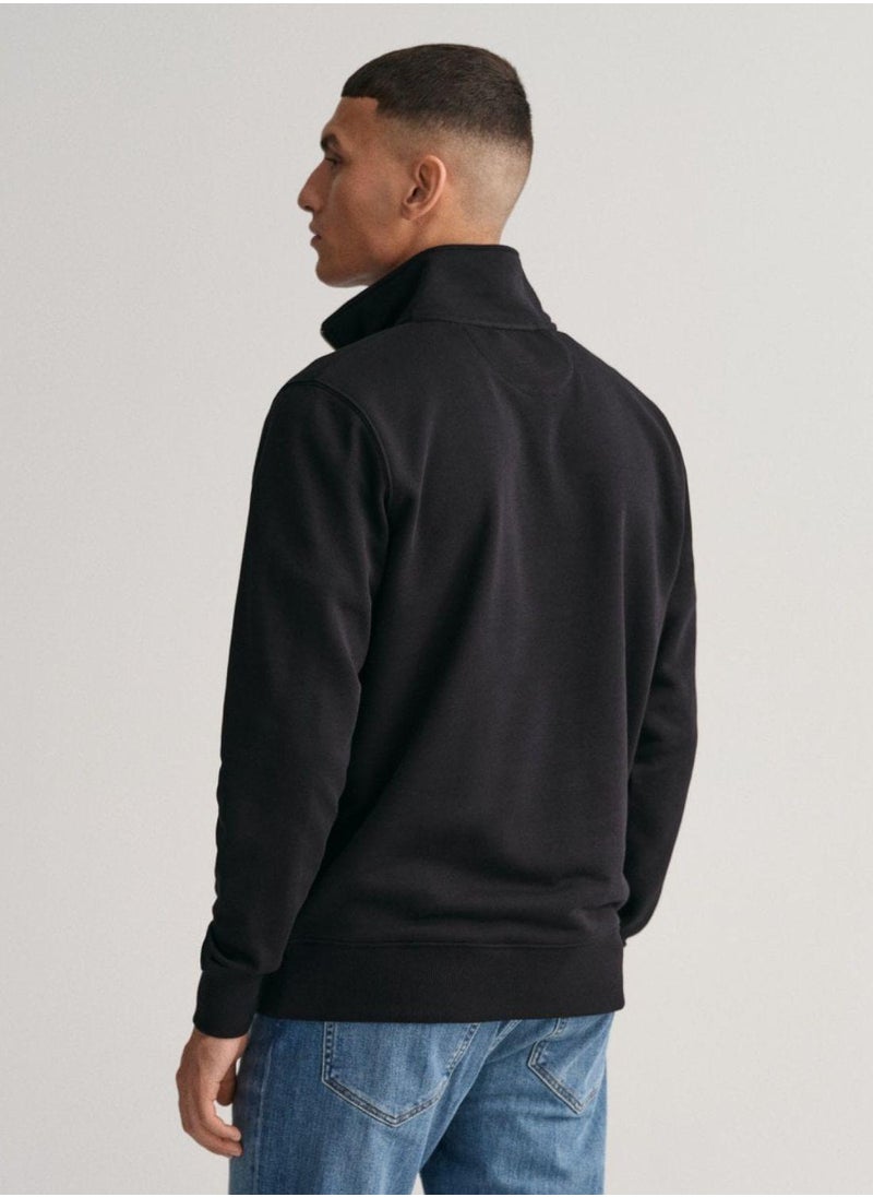 GANT - Gant Shield Half-Zip Sweatshirt - Image 1