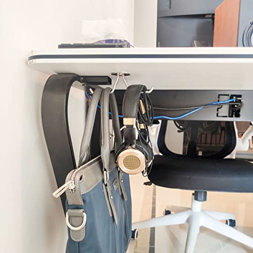 simpletome Mug Hooks Under Cabinet Coffee Cup Organizer Ceiling Storage Hanger for Office Cafe Bar Kitchen Utensils (3Pack, SUS304 Stainless Steel) - Image 5