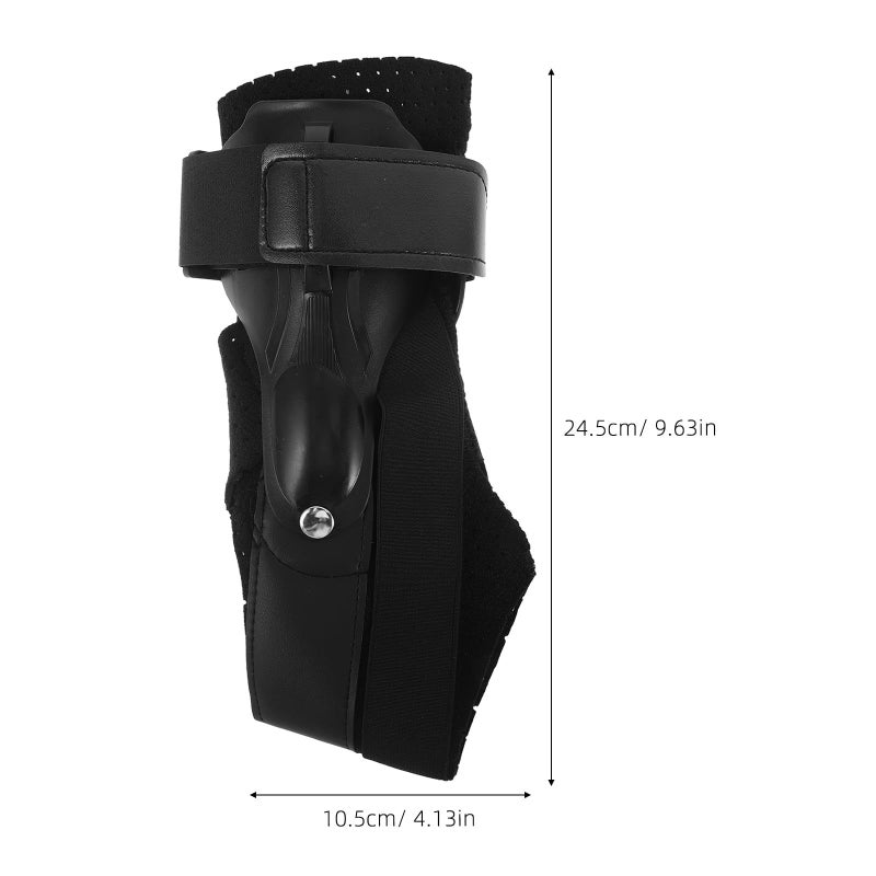ضمادة كاحل سوداء مضغوطة للرياضات الجارية مقاس L 40-43 - Image 3
