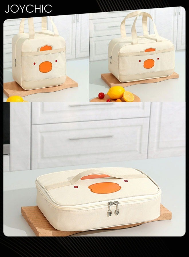 Joychic 3-Piece Oxford Multifunction Food Insulation Bag Warm and Fresh Keeping Reusable Lunch Bag for School Office Outdoor Picnic - Image 1