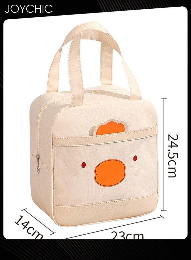 Joychic 3-Piece Oxford Multifunction Food Insulation Bag Warm and Fresh Keeping Reusable Lunch Bag for School Office Outdoor Picnic - Image 2