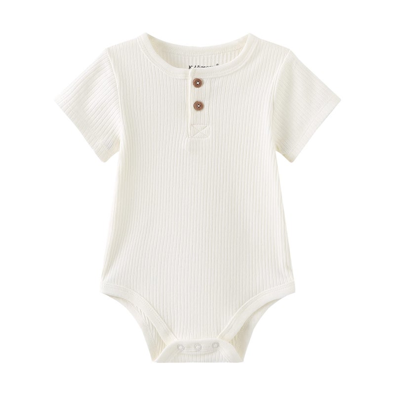 Kiddiezoom Newborn Unisex Cotton Bodysuits 5-Pack Gift Baby Clothes LightGreen - Image 2