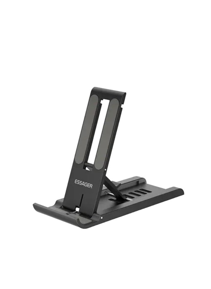 ESSAGER - Essager Portable Desktop Holder Foldable Mini Moblie Phone Stand For iPhone 13 Pro Max iPad  Desk Bracket Portable Stand - Image 1
