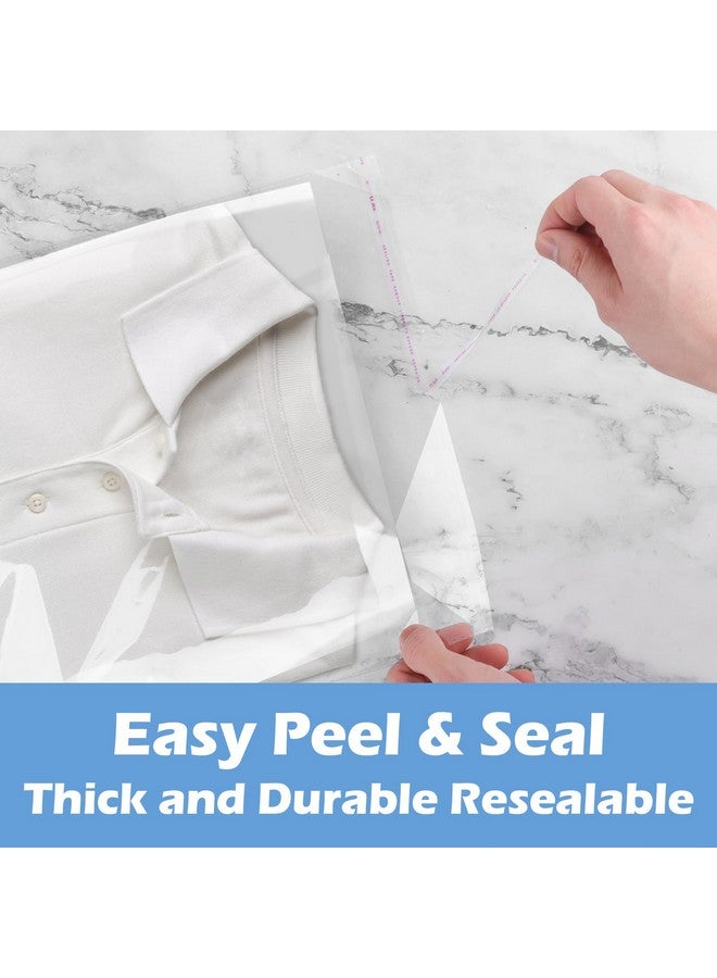 Coidea Cellophane Bags, 70 Pcs Resealable Clear Poly Bags for Clothes, Shirt Bag, Decorative Wrappers, Party Favors & Artwork(12x16) - Image 5