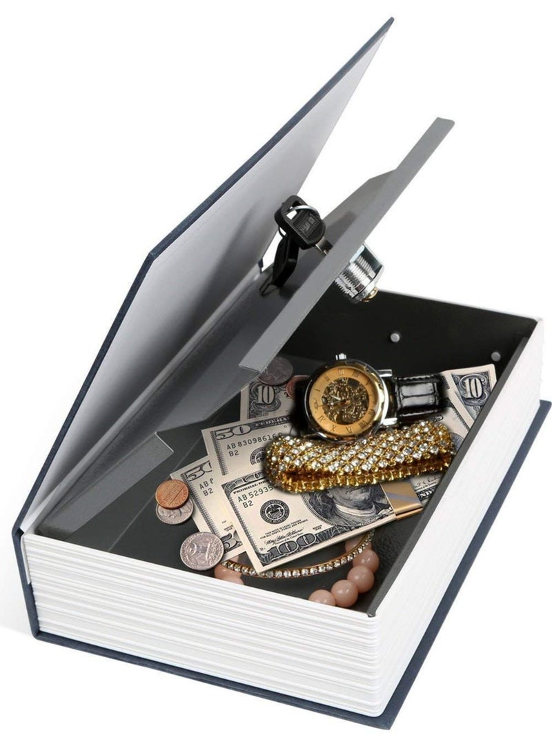 A Small Metal Safe In The Form Of A Real Book To Save Money  - Image 3