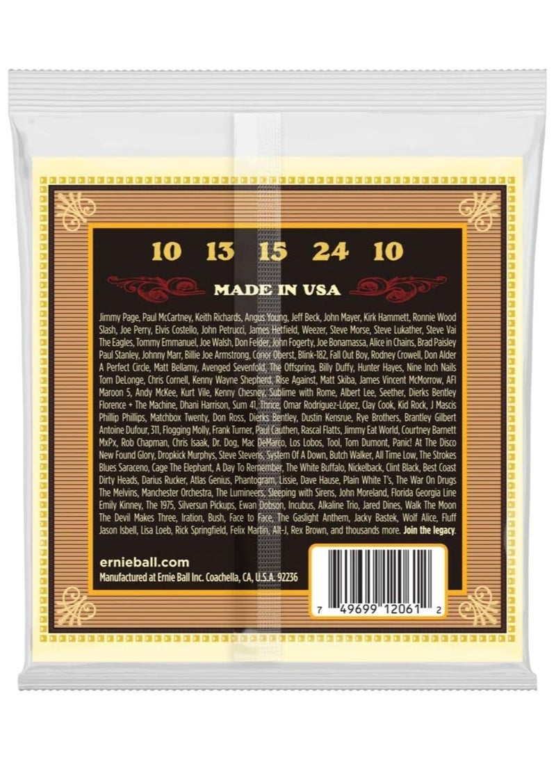 Ernie Ball - Ernieball P02061 earthwood 5-string banjo frailing loop end 80/20 bronze acoustic guitar strings - 10-24 gauge - Image 1