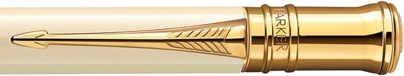 Parker Duofold Classic Ivory & Black Ballpoint Pen, Medium Tip - Image 5