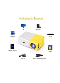 Generic Mini Projector, LED Portable Projector, Smart Home Projector, 1080P Supported Outdoor Projector, Movie Projector Compatible with HDMI, USB, TF Card, AV and Remote Contro  - Image 2