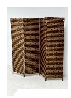 Generic Room divider/partition, white and black striped 
