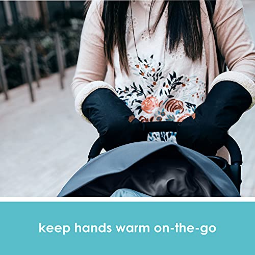 JJ Cole Bundle Me Bundlemitts, Cozy Gloves, Hand Mittens, Attaches to Stroller - Image 3