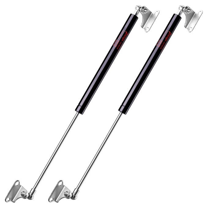 23 In Gas Spring Struts 150 Lbs120165 Lbs 667N Per Strut With Ltype Mounting Brackets Lift Support For Rv Bed Toolbox Lid Window Door Heavy Equipment 2 Pack