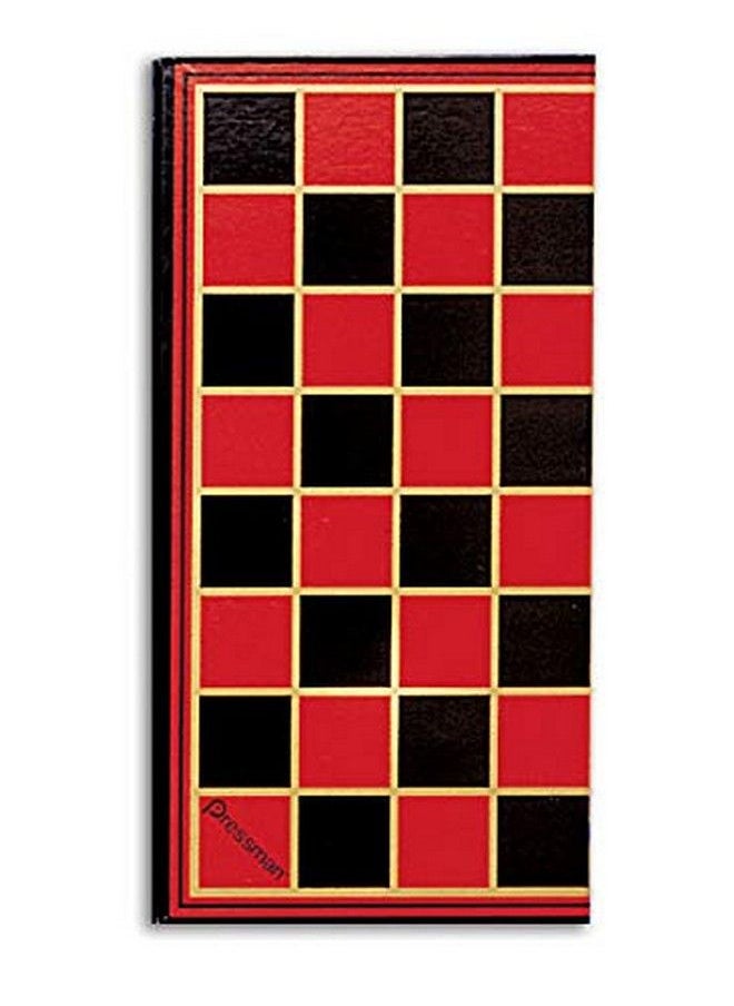 Pressman Checkers Classic Game With Folding Board And Interlocking Checkers 5"  - Image 3