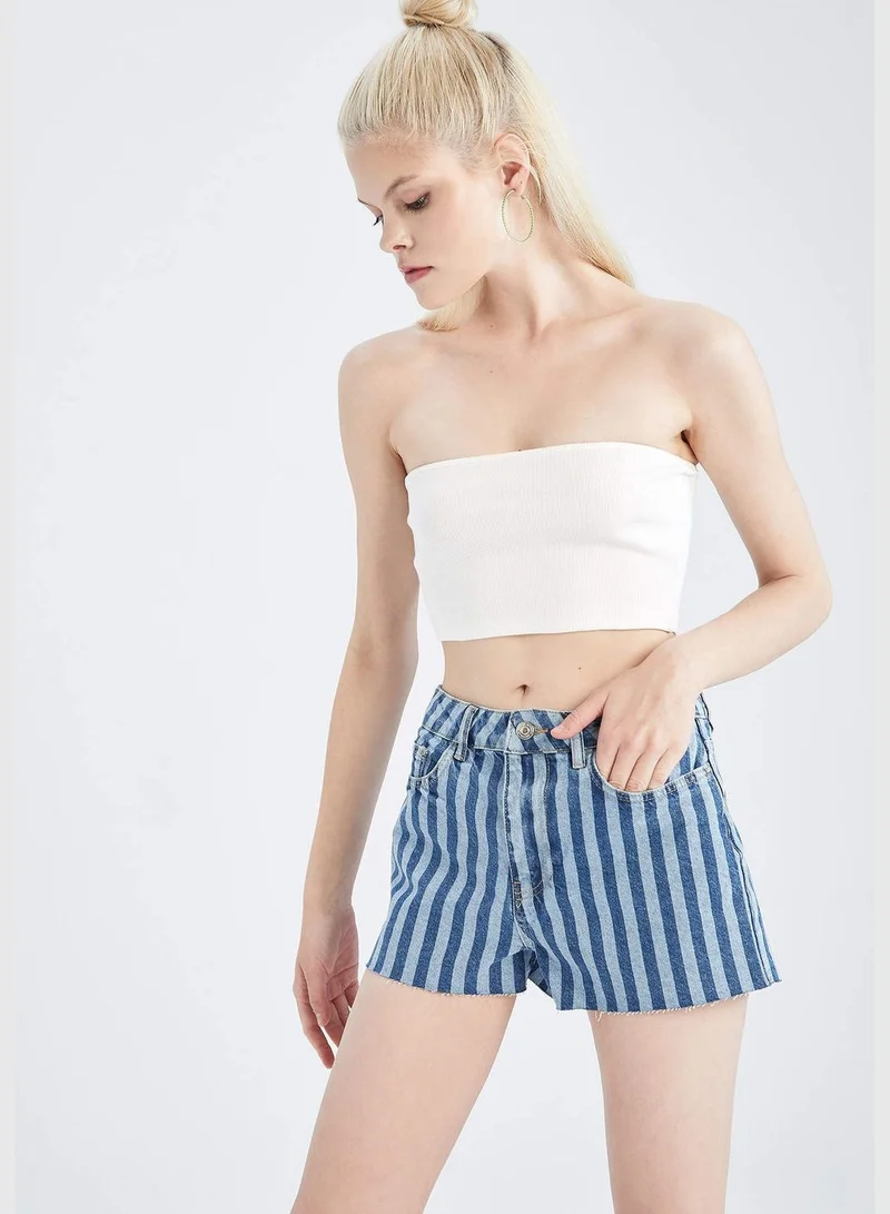DeFacto Fitted Strapless Camisole Crop Vest