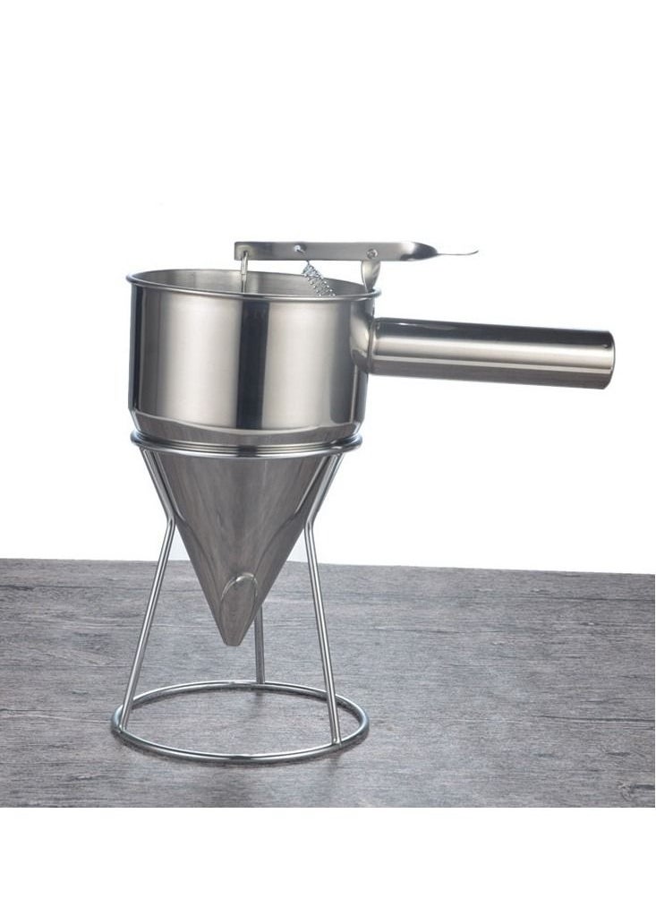 DubaiGallery - Pancake Dough Dispenser Stainless Steel Batter Dispenser Pastry Tools Baking Waffle Cake Gadgets Kitchen Accessories - Image 1