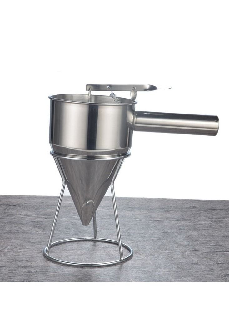 DubaiGallery - Pancake Dough Dispenser Stainless Steel Batter Dispenser Pastry Tools Baking Waffle Cake Gadgets Kitchen Accessories - Image 1