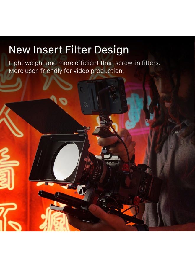 Tilta Mirage Matte Box | Designed for Mirrorless, DSLR, Gimbal, and Drones | Modern Modular System (Matte Box + VND) - Image 2