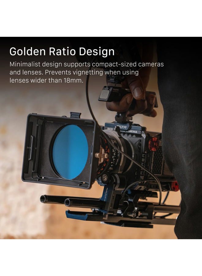 Tilta Mirage Matte Box | Designed for Mirrorless, DSLR, Gimbal, and Drones | Modern Modular System (Matte Box + VND) - Image 4
