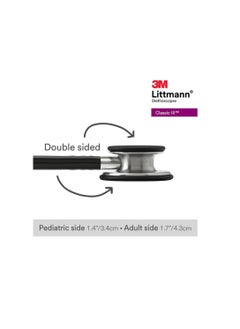 Littmann 3M Littmann 5620 Classic III Monitoring Stethoscope, 27 inch Size, Black  - Image 2