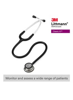 Littmann 3M Littmann 5620 Classic III Monitoring Stethoscope, 27 inch Size, Black  - Image 3